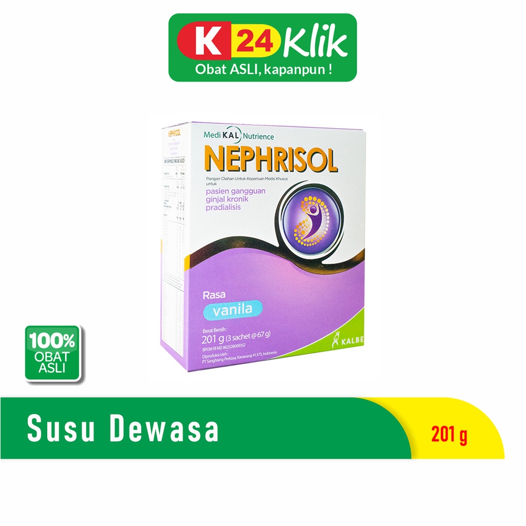 

Nephrisol Vanila 201Gram (1 Pcs)