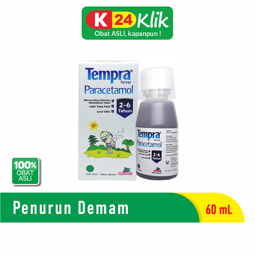 

Tempra Sirup 60ml (per Botol)