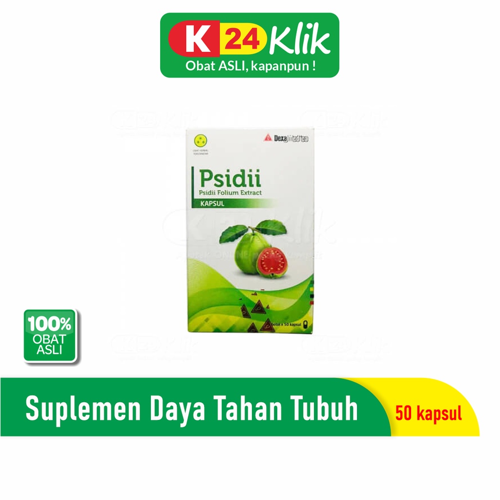 Psidii Kapsul 1 Dos (Isi 50 Kapsul)