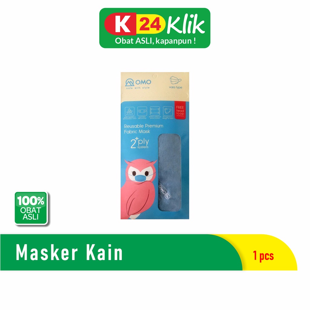 Omo Vaia Masker Kain Dewasa (1 Pcs)