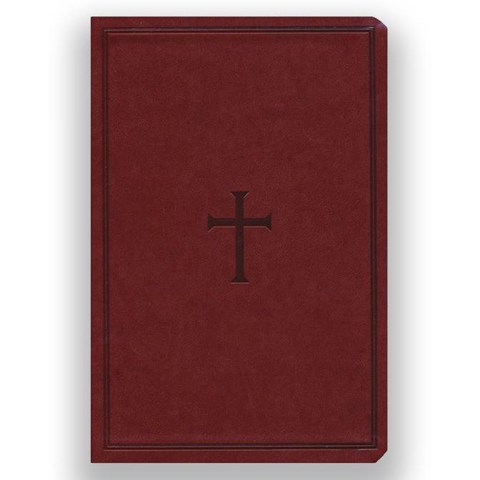 KJV Large Print Compact Reference Bible, Brown LeatherTouch Imitation