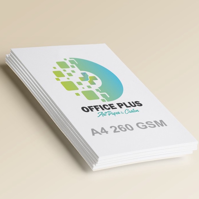 

Murah_Meriah (Office Plus) 1 Pack/50 Lembar Kertas Art Karton 260 GSM - High Quality Paradise