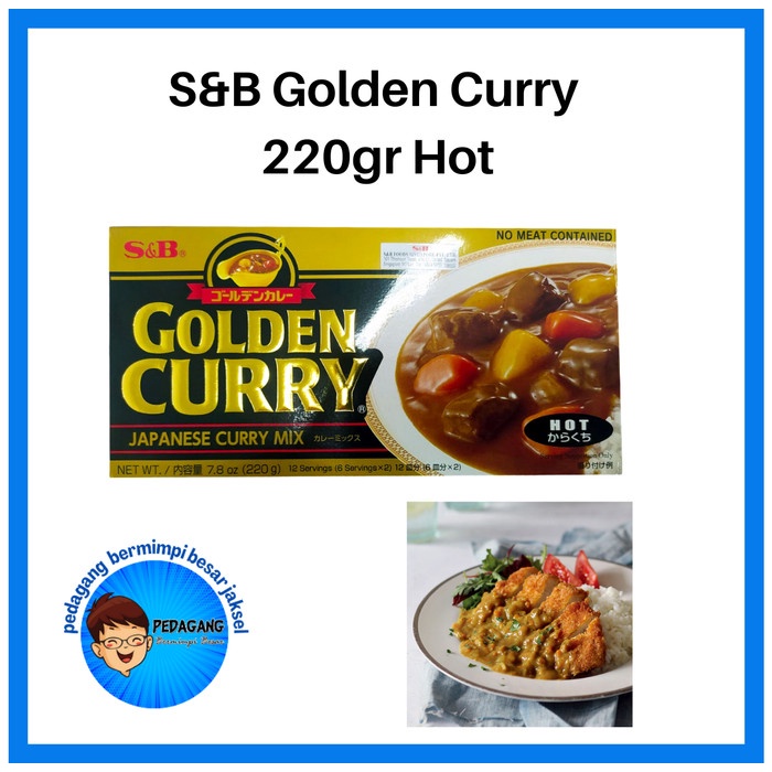 

S&B Golden Curry 220Gr Hot Kari Blok