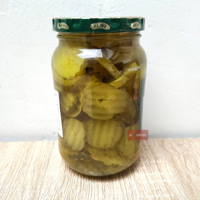 

Heinz Hamburger Dill Chips 473Ml - Pickled Acar Timun Burger Pickle