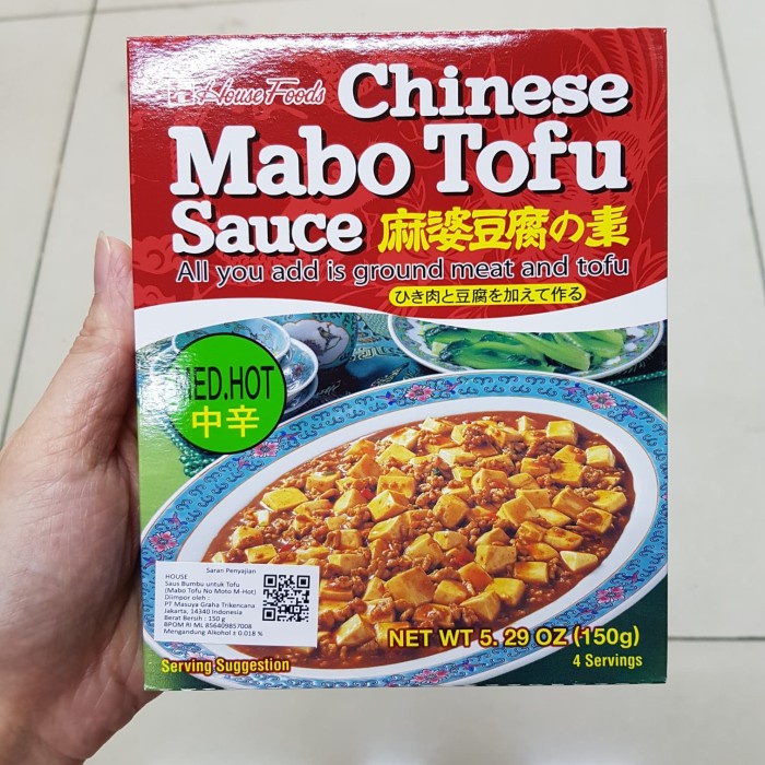 

House Chinese Mapo Tofu Sauce Med.Hot 150Gr - Bumbu Mapo Tahu Jepang