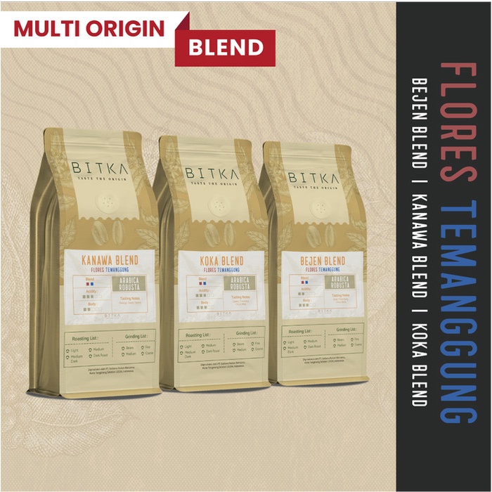 

Promo Bitka Flores Temanggung Blend | Multi Origin Coffee | Biji Kopi Murah