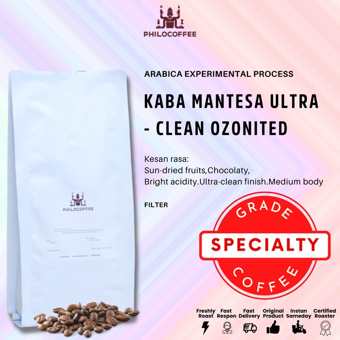 

Mantap Kopi Arabika Bengkulu Kaba Mantesa Ultra-Clean Ozonited Natural 200Gr Limited