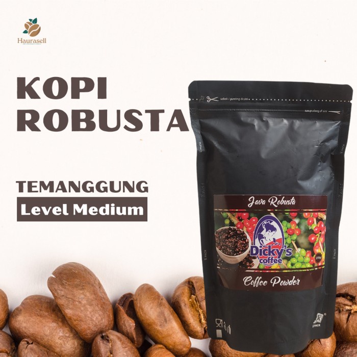 

Hemat Coffee Java Robusta Kopi Temanggung Original Bean & Powder - 250 Gr Sale!!!