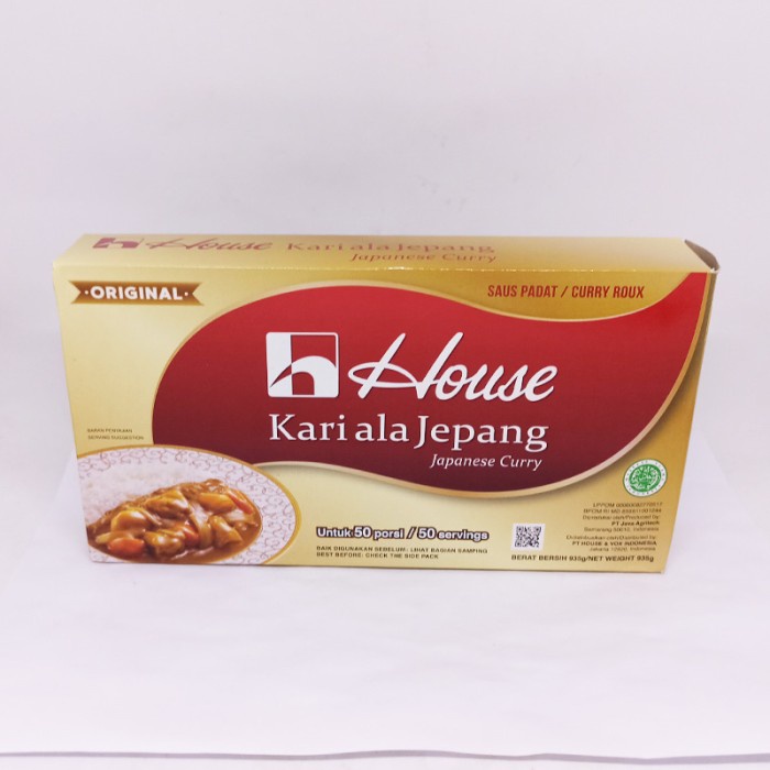 

House Curry Sauce Jepang - Bumbu Kari Lokal Ala Jepang 1Kg Halal Mui