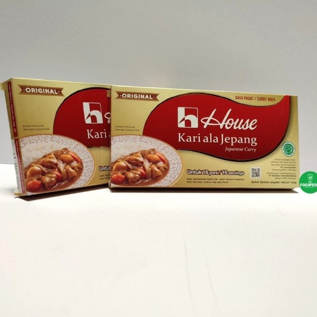 

House Kari Ala Jepang 300G Japanese Curry Kare Original 16 Porsi
