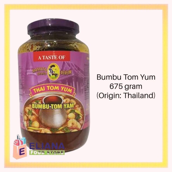 

Mamata Brand Thai Tom Yum / Mamata Bumbu Tom Yam 675 Gr