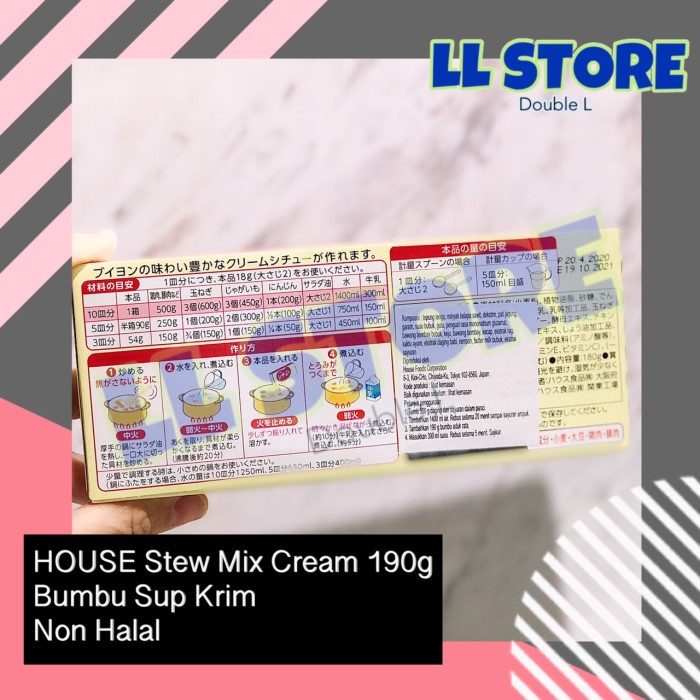 

House Stew Mix Cream 190G Bumbu Sup Krim Jepang