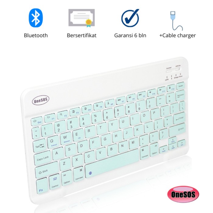 Terlaris Onesos Keyboard Bluetooth - Universal