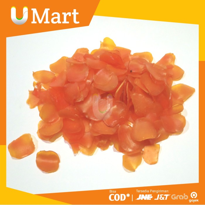 

' u mart - kerupuk merah gado gado/bubur ayam 500gr krupuk orange 1/2 kg