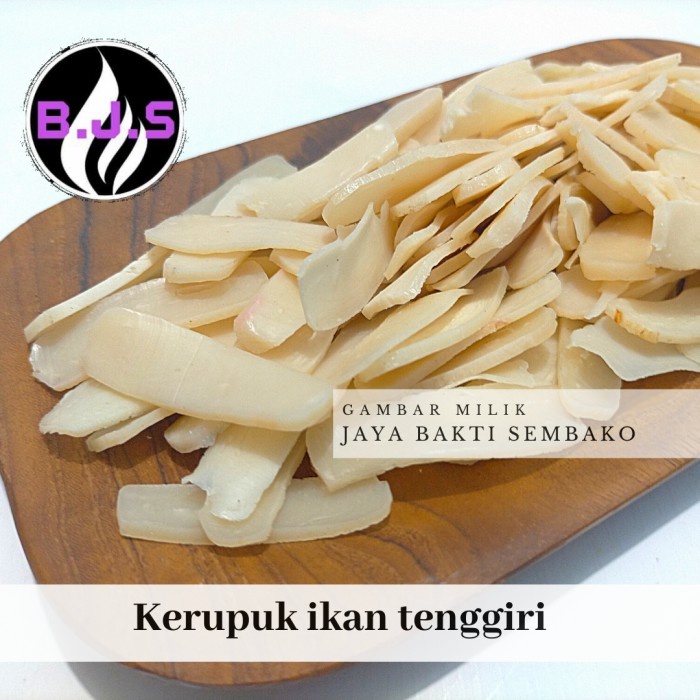 

' kerupuk ikan mentah tenggiri 1kg