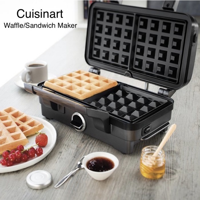Terlaris Cuisinart Sandwich And Waffle Maker Mesin Pembuat Waffle Cuisinart