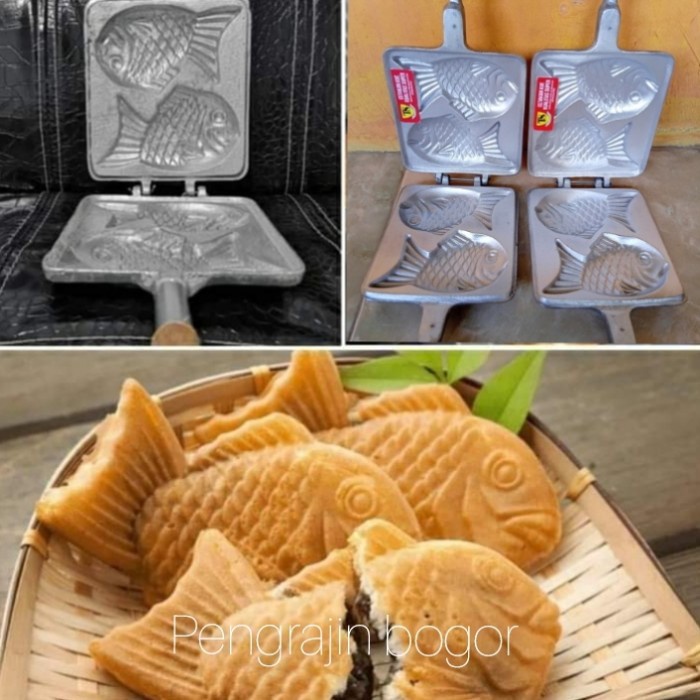 Terlaris Cetakan Kue Wafel Maker Ikan Taiyaki