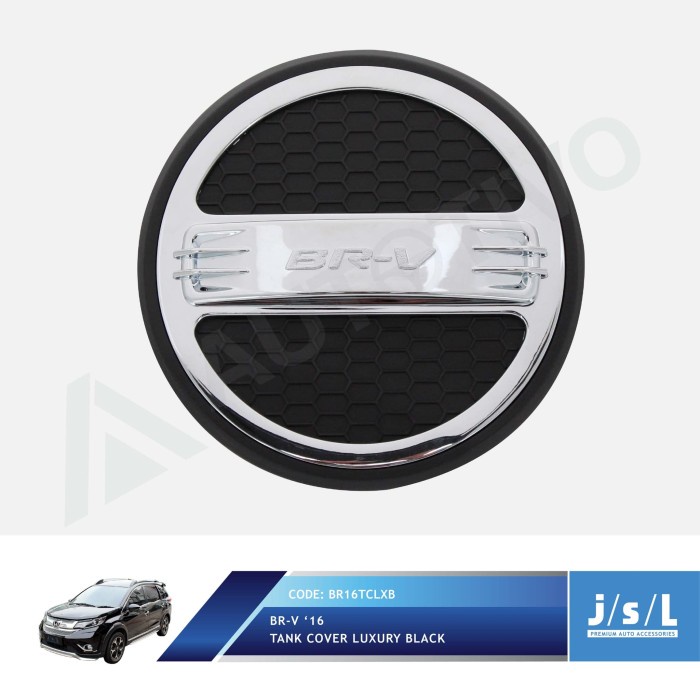 Honda BRV Cover Tutup Bensin JSL/Tank Cover Luxury Black/Aksesoris BRV terpopuler