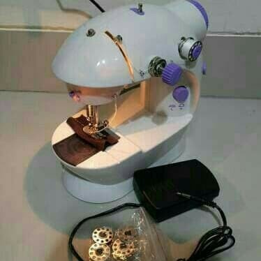 Mesin Jahit Mini Portable Gt-202A/Fhsm-202A Sewing Machine Ada Lampu Bestseller Mesin Jahit