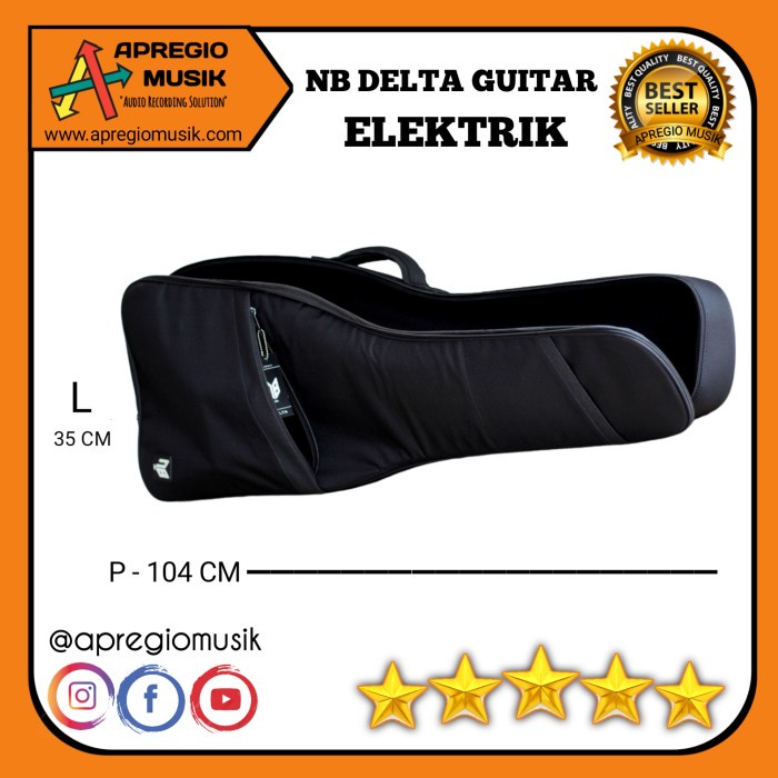 Terlaris Dbm Case Nb Delta Softcase Gigbag Electric Tas Gitar Elektrik Original