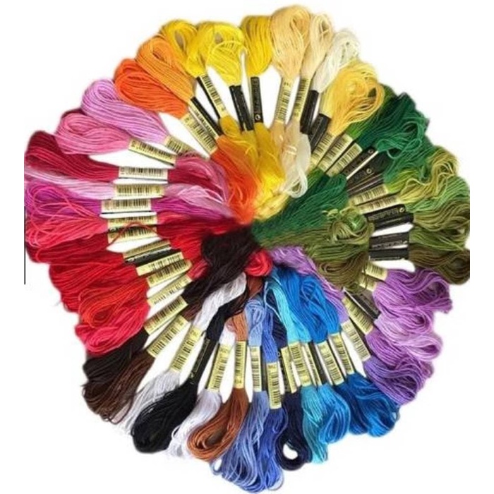 

EMBROIDERY THREAD - SET BENANG SULAM 50 WARNA
