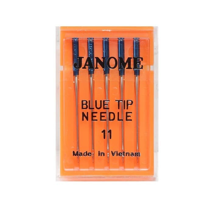 

JARUM JAHIT KAOS JANOME (BLUE TIP) MESIN JAHIT PORTABLE