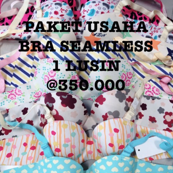 Murah Banget♫PAKET USAHA PAKAIAN DALAM / BRA SEAMLESS / HARGA GROSIR❈