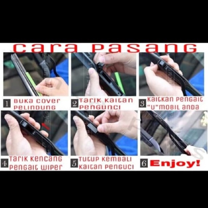 Wiper Karet Kaca Belakang Kijang LGX Kapsul Super Grand Extra Carall best
