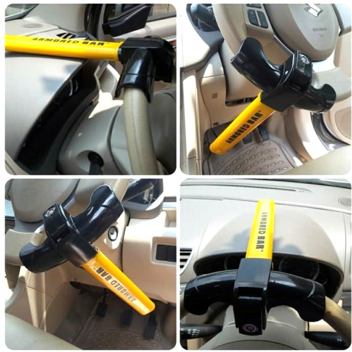 Kunci Stir Armored Bar Original SafeGuard Mobil Yaris Camry Etios Brio best