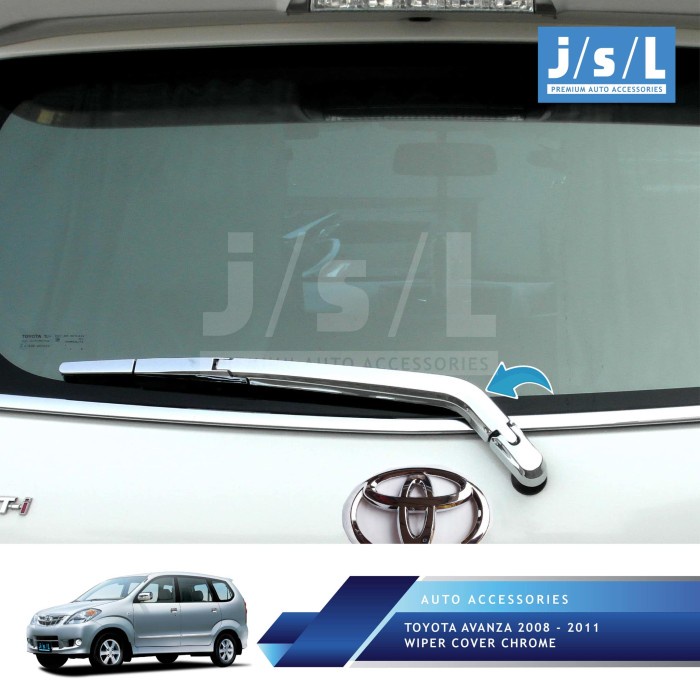 Toyota Avanza 2008 2011 Wiper Cover Chrome JSL terpopuler