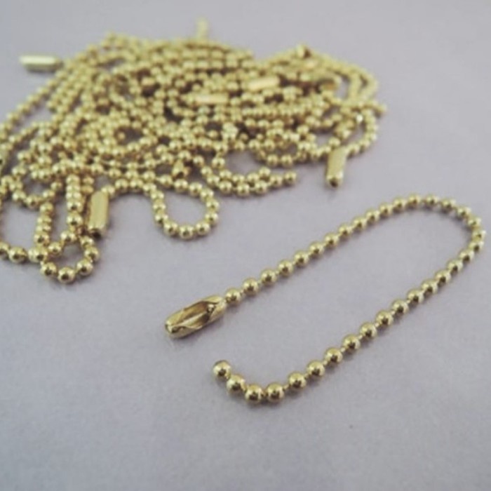 

144 PCS RANTAI HANGTAG GANTUNGAN BIJI LADA GOLD RANTAI KUKU HANG TAG