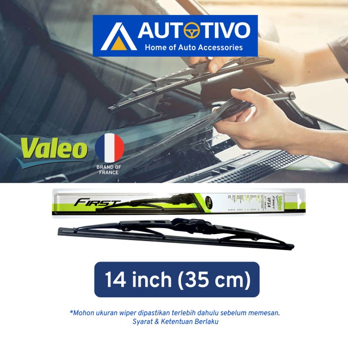 Wiper Mobil Valeo Ukuran 14 Inci (350 mm) terpopuler