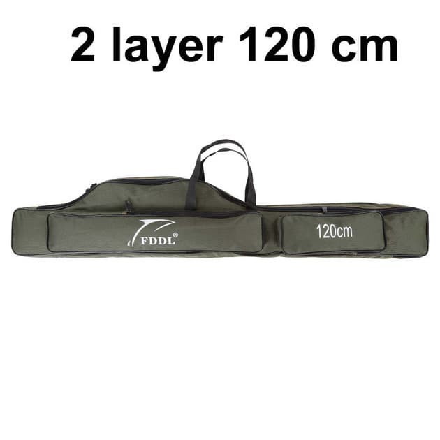 FDDL Tas Pancing Joran Portable Fishing Bag 120 cm - 1680D - Green