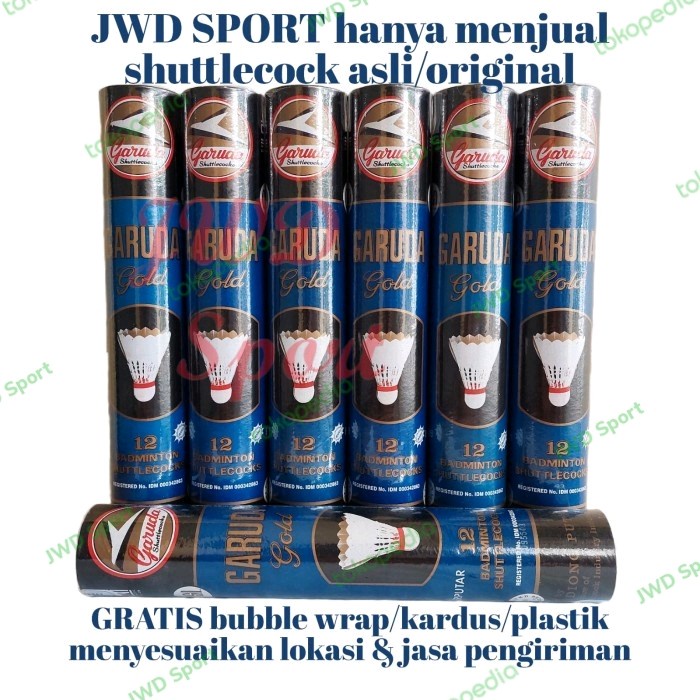 Shuttlecock Garuda Gold Biru - Kok Garuda Gold Biru