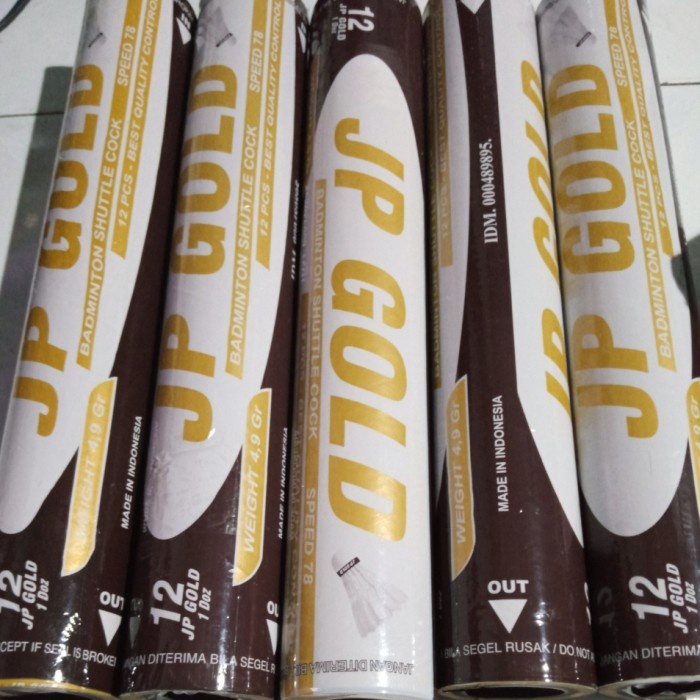 Jp Gold Shuttlecock Kok Bulutangkis