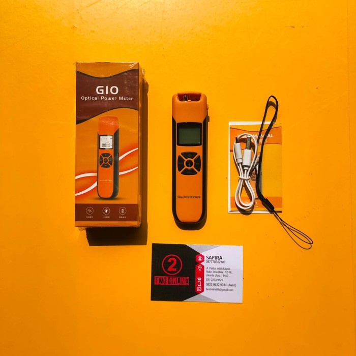 Terlaris Optical Power Meter Gio Guangyan Opm Power Meter Fiber Optic Fo