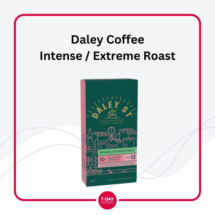

Gaya Nespresso Daley St Coffee Capsules Intense / Extreme Hemat
