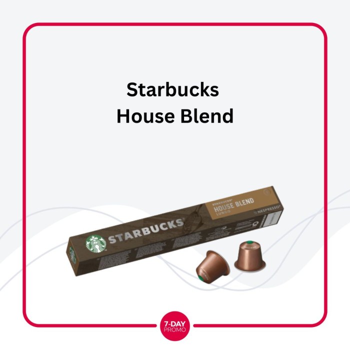 

Jualan Starbucks Nespresso Capsules House Blend Gilaa!!!