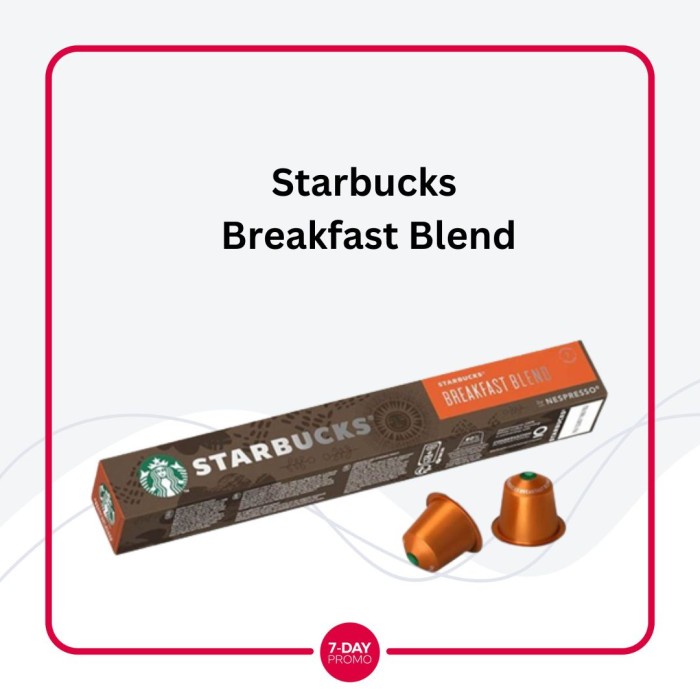 

Mantap Starbucks Nespresso Capsules Breakfast Blend Hot Sale