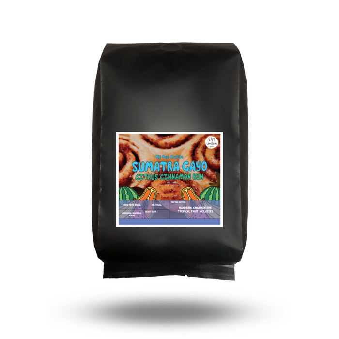 

Aman Biji Kopi Arabika Sumatra Gayo Citrus Cinnamon Bun 1Kg - Filter Trendi