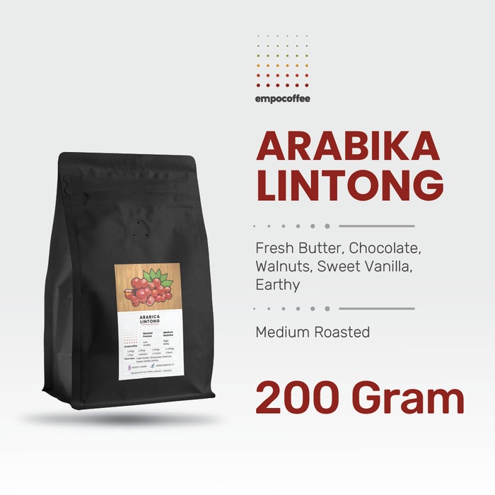 

Hari Ini Kopi Arabika Lintong Sumatra Arabica Coffee Bean Coffe Beans 200 Gram Hemat