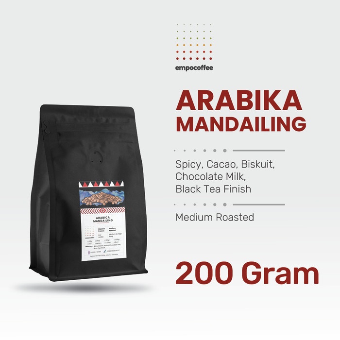 

Murah Kopi Arabika Mandailing Sumatra Arabica Coffee Bean Coffe Beans 200 Gr Murah