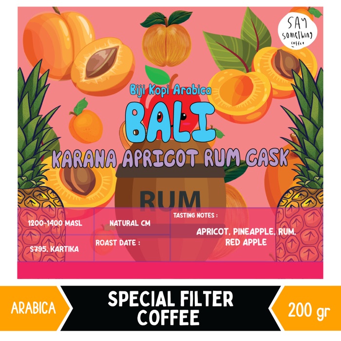 

Murah Biji Kopi Arabika Bali Karana Apricot 200Gr - Filter Murah