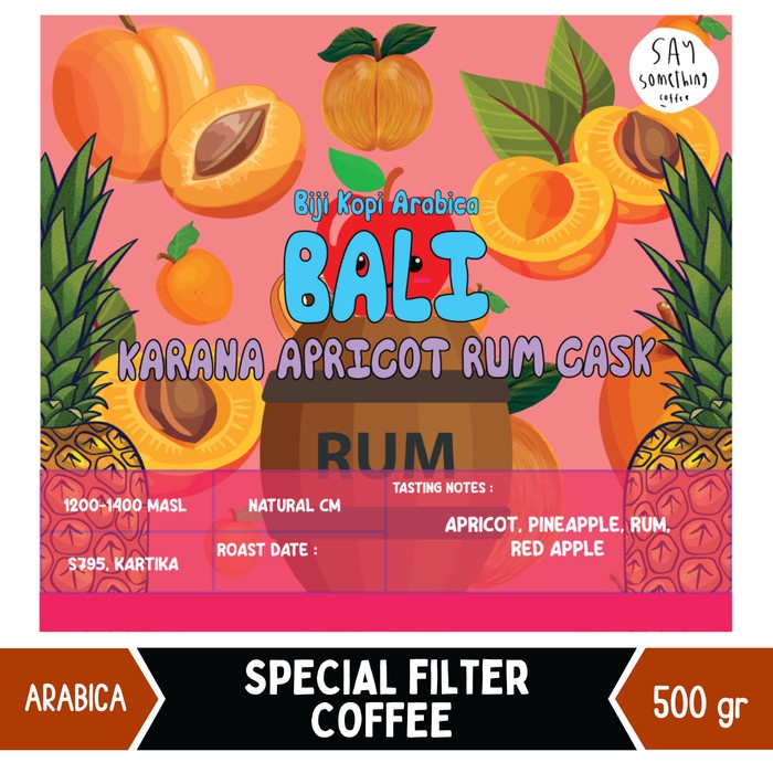 

Bergaransi Biji Kopi Arabika Bali Karana Apricot 500Gr - Filter Terbatas