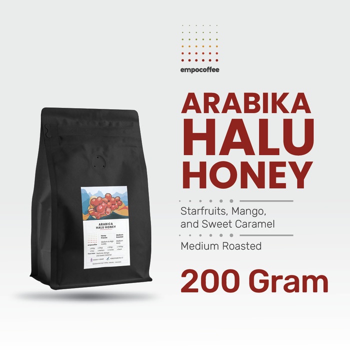 

Hari Ini Kopi Arabika Halu Banana Honey Arabica Coffee Roasted Bean Coffe 200Gr Hemat