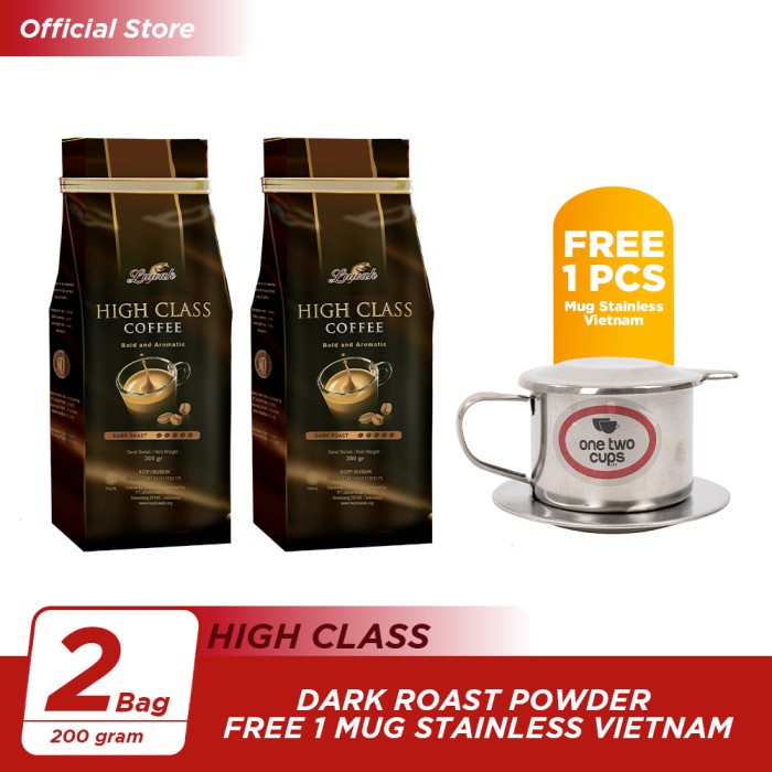 

Murah Luwak High Class Dark Roast Powder 200Gr [2] - Mug Stainless Vietnam Diskon