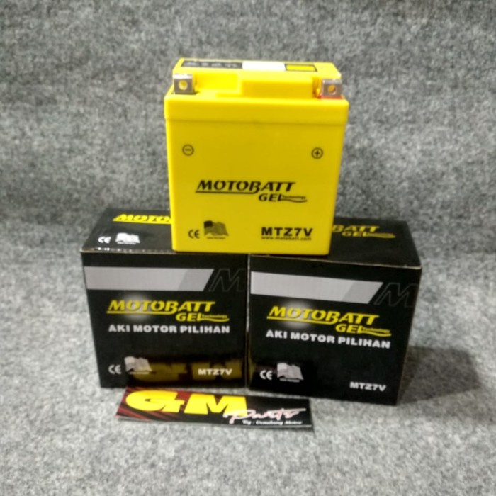 Terlaris Aki Motobatt Mtz7V Aki Nmax 12V7A Aki Kering
