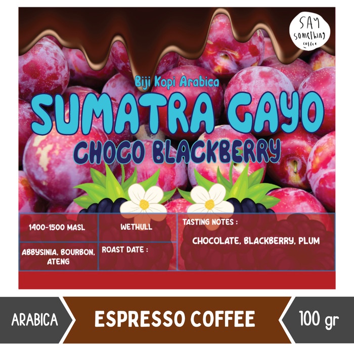 

Eklusif Biji Kopi Arabika Sumatra Gayo Choco Blackberry 100Gr - Espresso Diskon