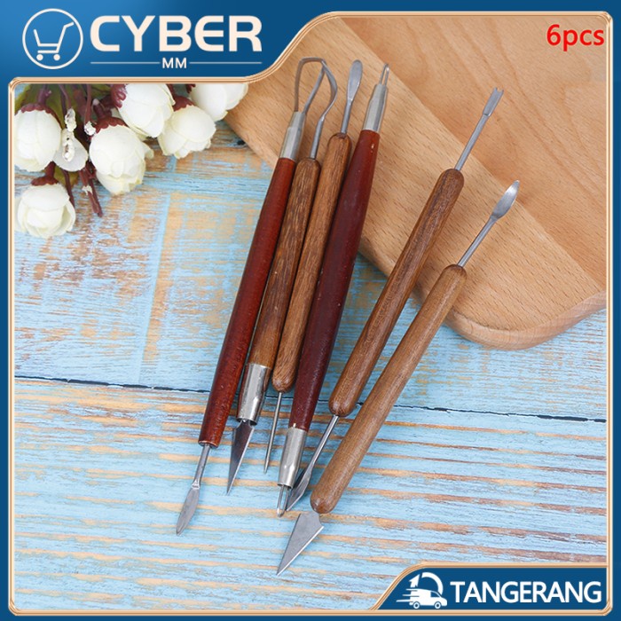 

Terlaris Tools Clay Sculpting / Set Alat Ukir Tembikar Polimer / Alat Ukir Clay