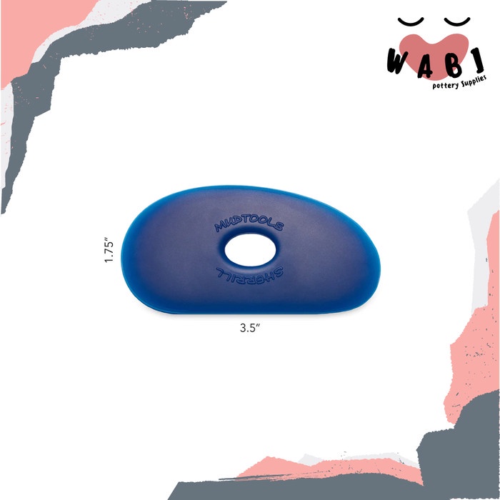 

MudTools Rubber Pottery Rib No.1